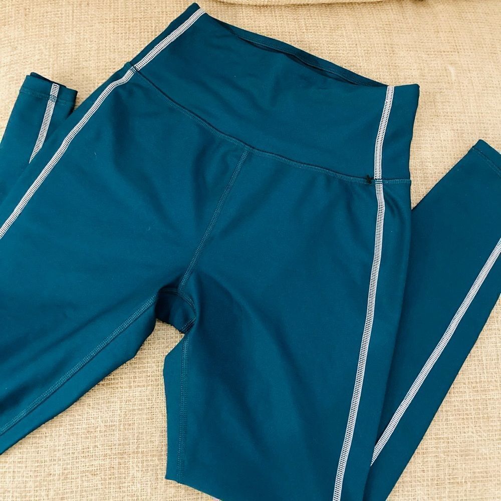 Kinesis Teal Blue Smooth Leggings XS